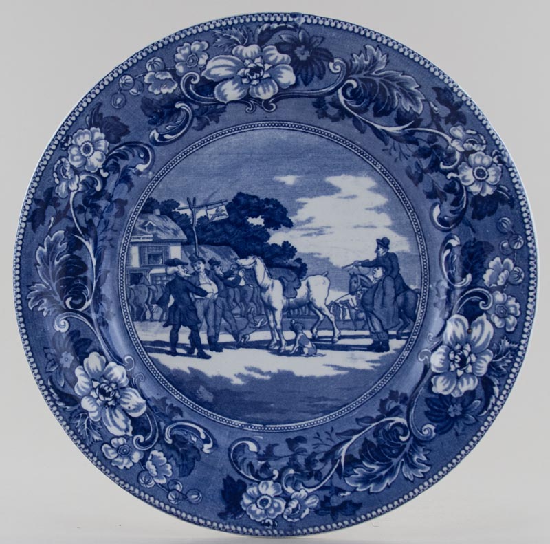 Plate Dr Syntax Sells Mr Grizzle c1970s
